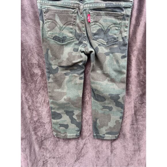 Levi Camo Kids Pull On Jeans Toddler Size 2T - Picture 8 of 10